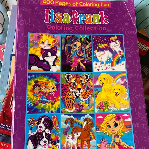 Lisa Frank | Other | Lisa Frank Vintage Retro Coloring Book Cats Aliens Unicorns | Poshmark